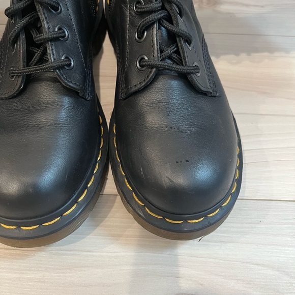 Dr. Martens Black Leather Knee-High Boots - Picture 4 of 8
